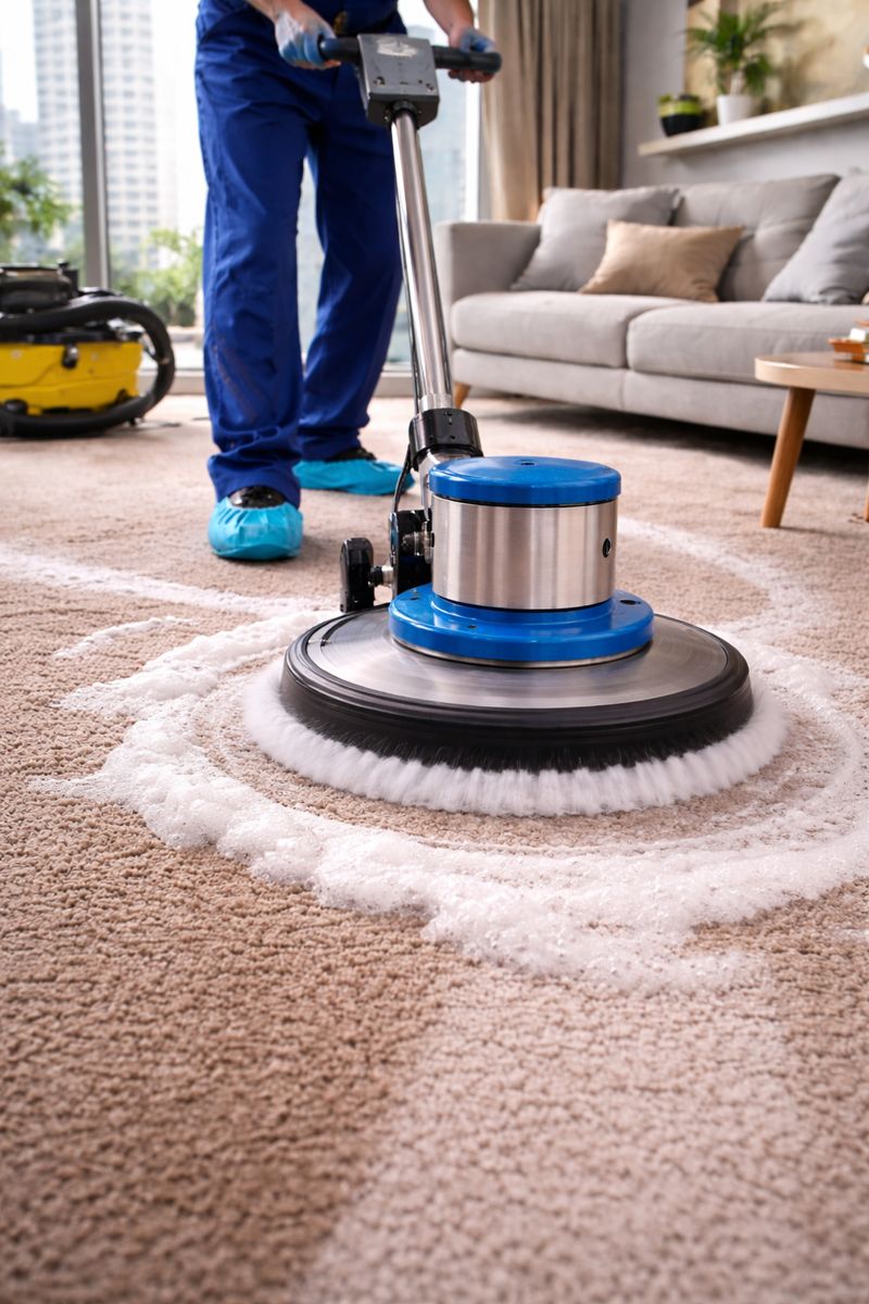 Limpieza de departamentos - lavado de alfombras