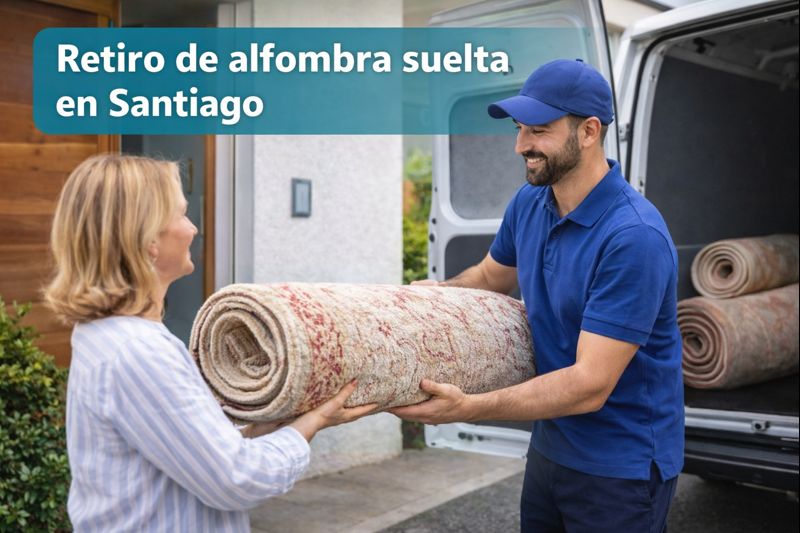 Ejemplo de resultado de limpieza de alfombras